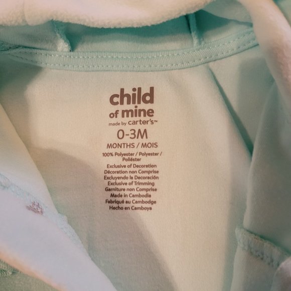 Carter's Child of Mine One piece Suit - Picture 4 of 9